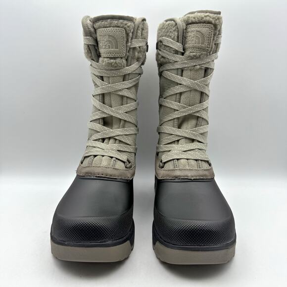The North Face Womens Shellista V Mid Winter Boots US 6.5 Grey WP Insulated NIB - Picture 6 of 11